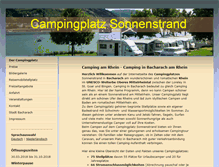 Tablet Screenshot of camping-rhein.de